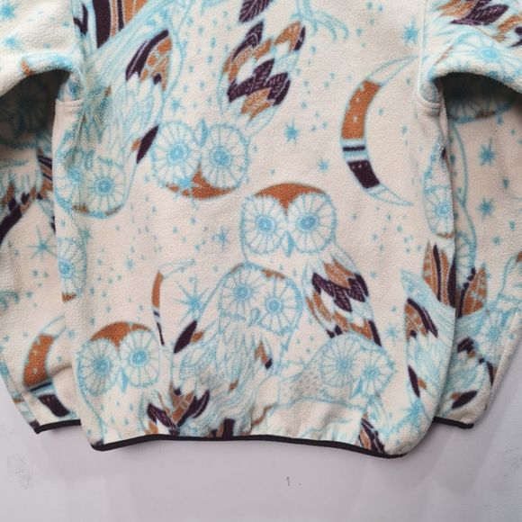 Patagonia Synchilla Snap-T Fleece Pullover Moon Owl Toasted White Women'… - Picture 13 of 16